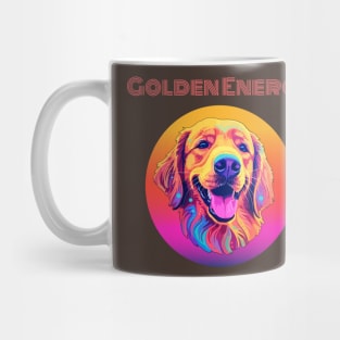 Retro Golden Energy-Golden Retriever Mug